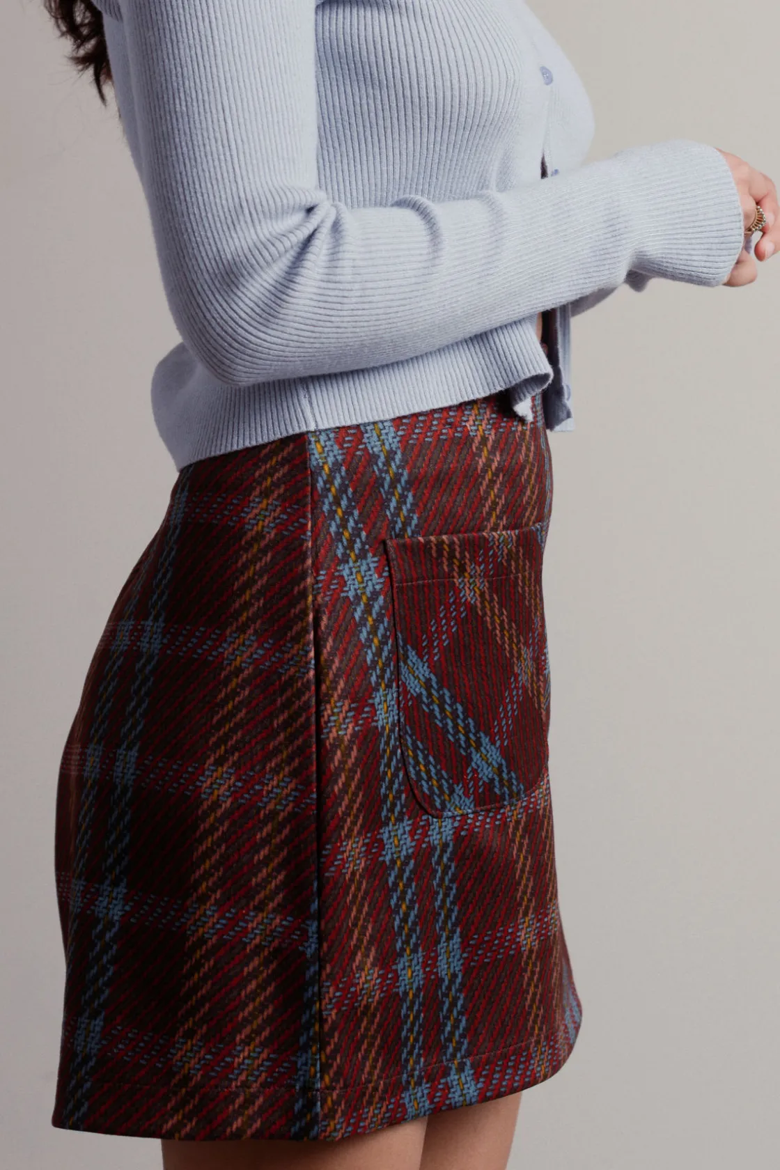 Tobi Clueless Suede Mini Skirt -