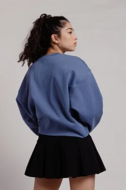 Tobi Come Thru And Chill Oversized Sweatshirt - Beige