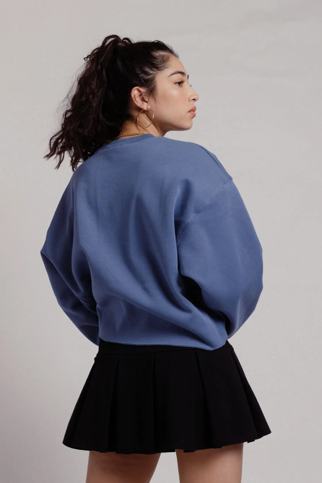 Tobi Come Thru And Chill Oversized Sweatshirt - Beige