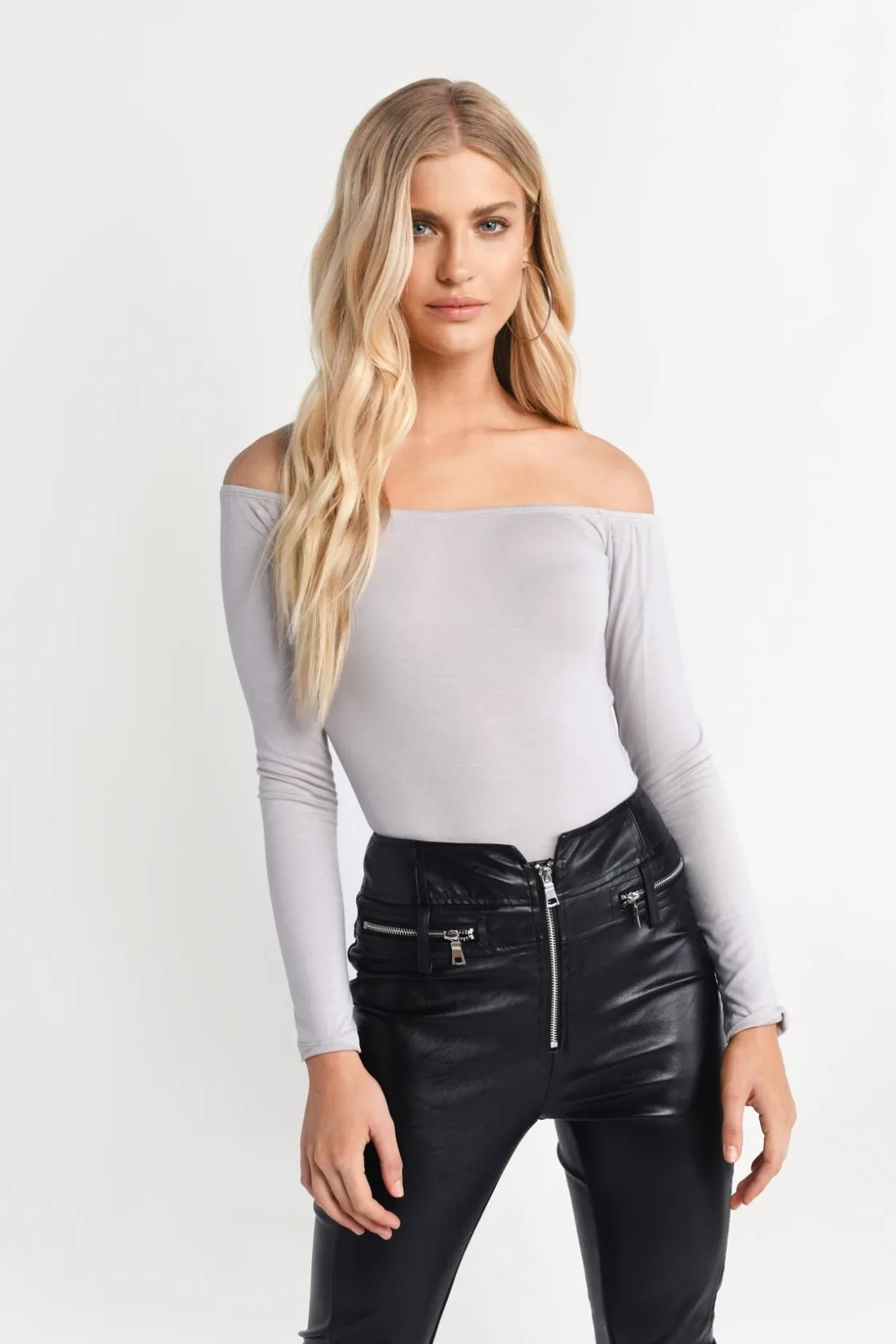 Tobi Cosette Off The Shoulder Bodysuit - Ivory