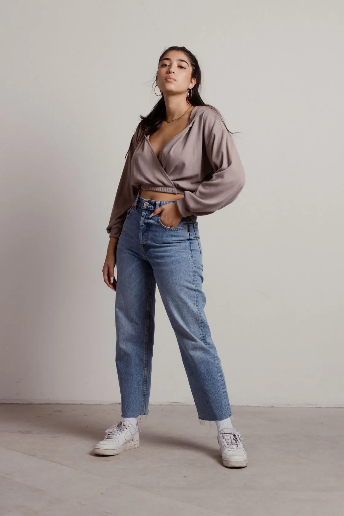 Tobi Coti Ribbed Hoodie -