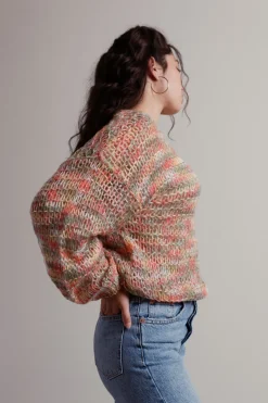 Tobi Cotton Clouds Crew Neck Sweater -