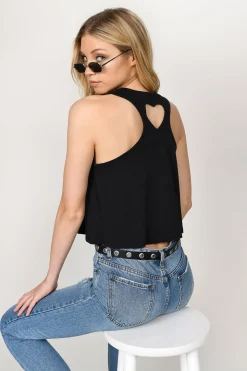 Tobi Cristabel Crop Top - Black