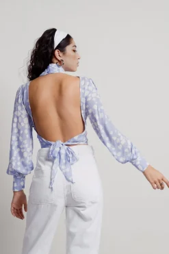 Tobi Crocus Backless Blouse -