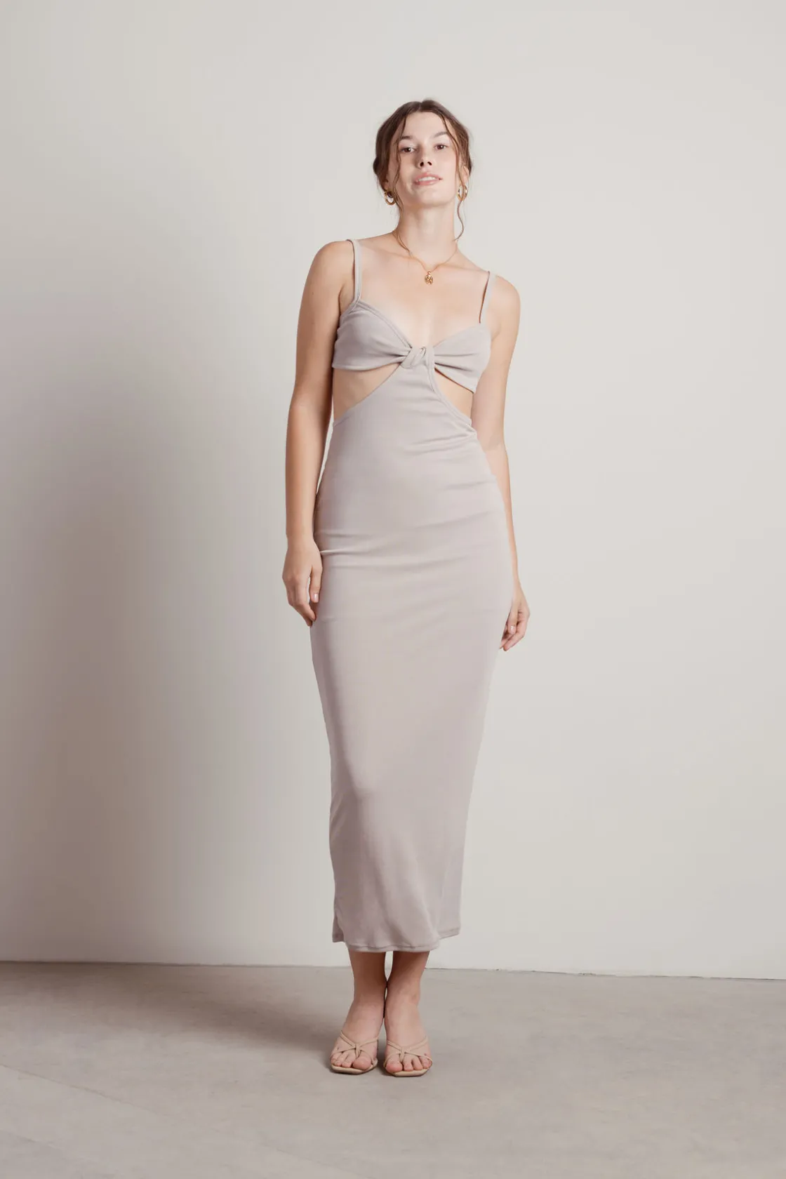 Tobi Cult Following Cutout Bodycon Maxi Dress -