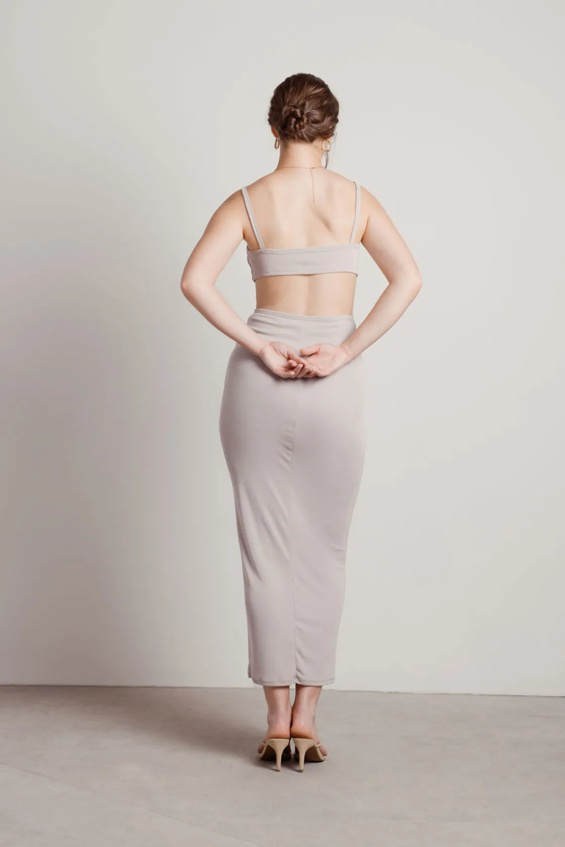 Tobi Cult Following Cutout Bodycon Maxi Dress -
