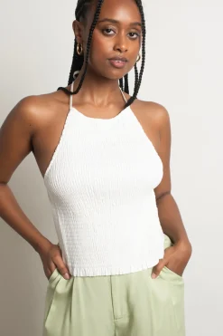 Tobi Curtis Crop Top - Ivory