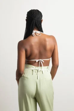 Tobi Curtis Crop Top - Ivory