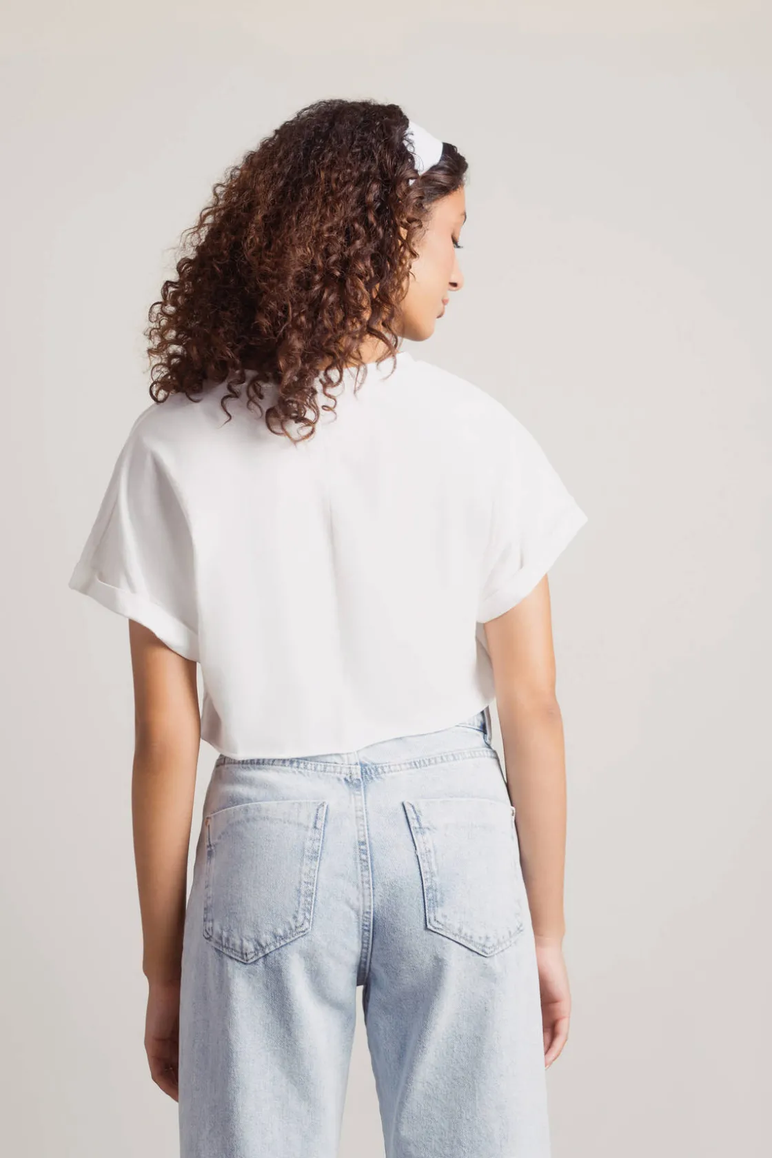 Tobi Cut It Short Crop Top -