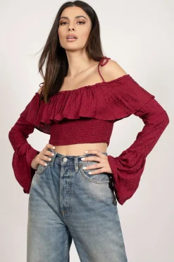 Tobi Cut Loose Crop Top -