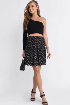 Tobi Dancing Together Printed Mini Skirt -