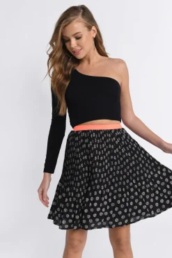 Tobi Dancing Together Printed Mini Skirt -