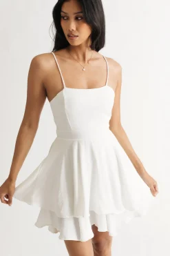 Tobi Darlene Layered Flare Skater Dress