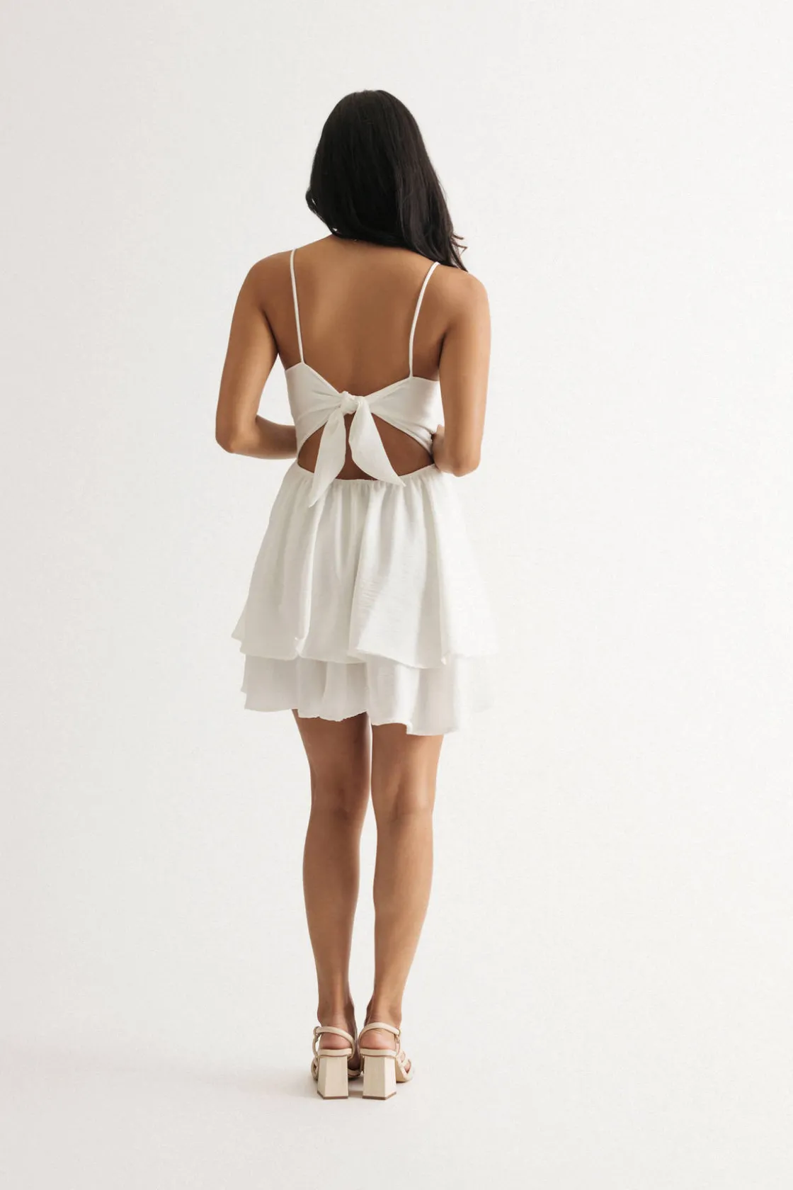 Tobi Darlene Layered Flare Skater Dress