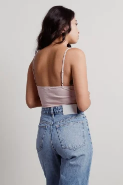 Tobi Days Off Cami Bodysuit - Mauve