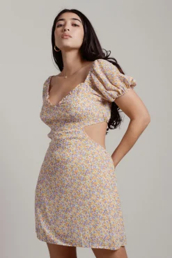 Tobi Days With You Floral Babydoll Mini Dress -