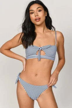 Tobi Days With You Stripe Bikini Top -