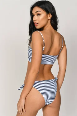 Tobi Days With You Stripe Bikini Top -