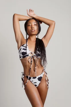 Tobi Deja Moo Lace Up Bikini Set -