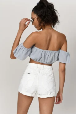 Tobi Delilah Crop Top - Cream