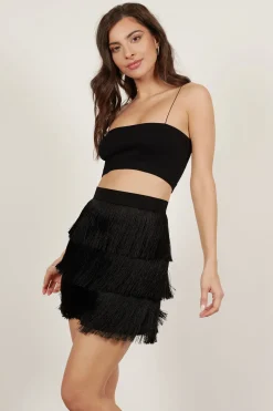 Tobi Delilah Tiered Mini Skirt -