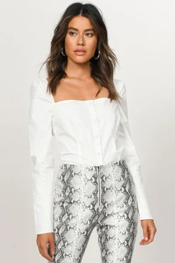 Tobi DESI Puff Sleeve Blouse -