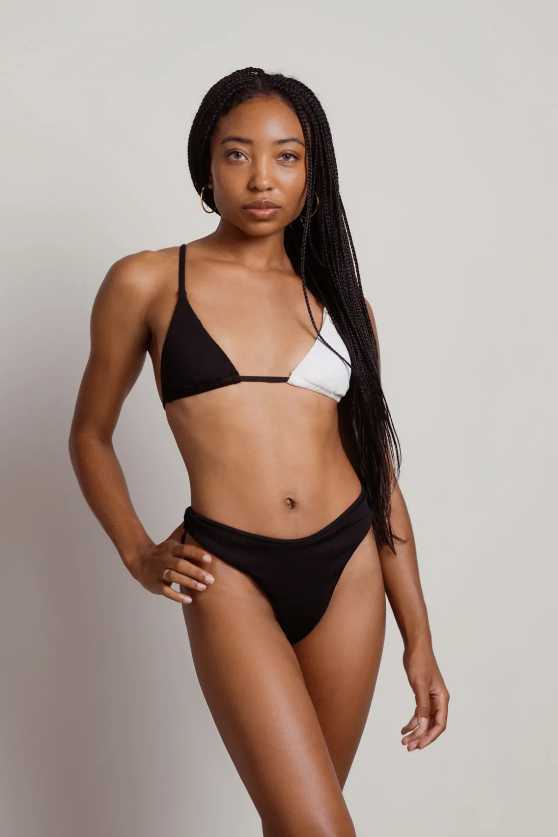 Tobi DeVille Ribbed Bikini Set -