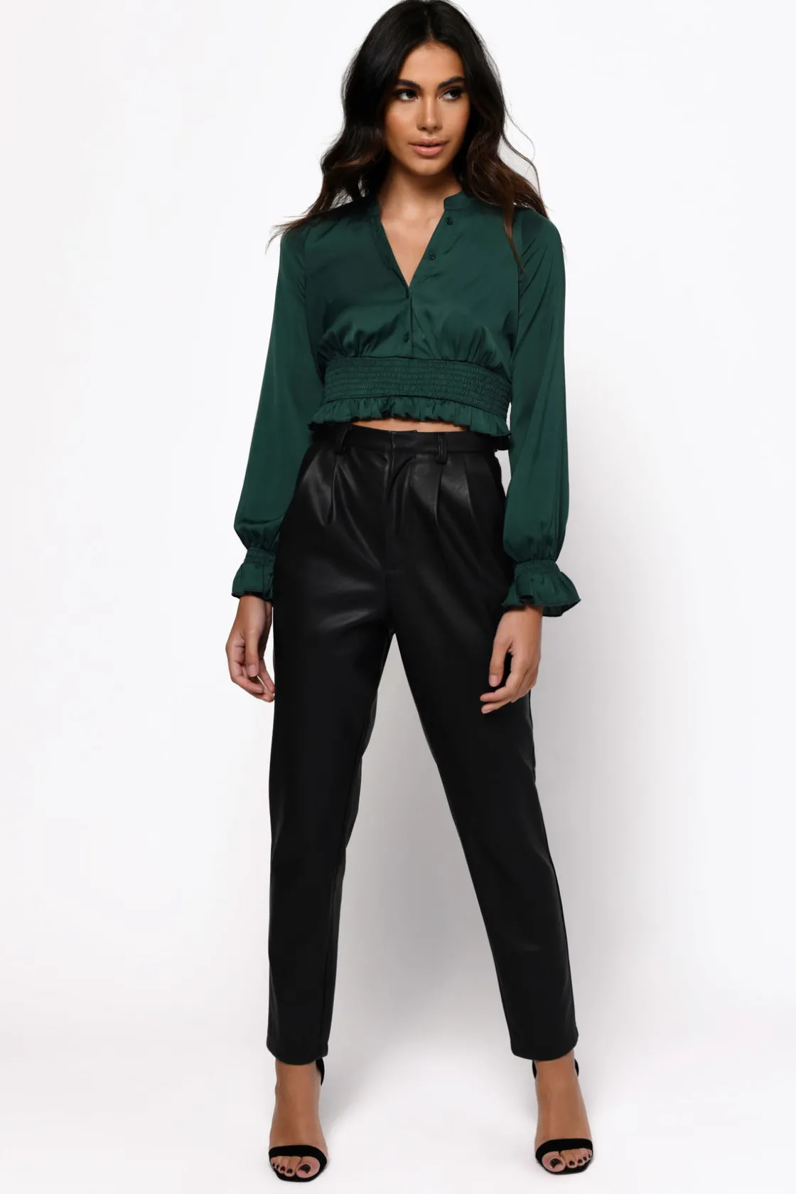 Tobi Diana Smocked Blouse -