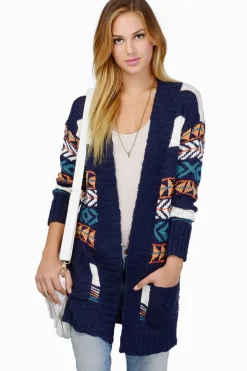 Tobi D'Lila Aztec Print Cardigan -