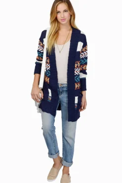 Tobi D'Lila Aztec Print Cardigan -