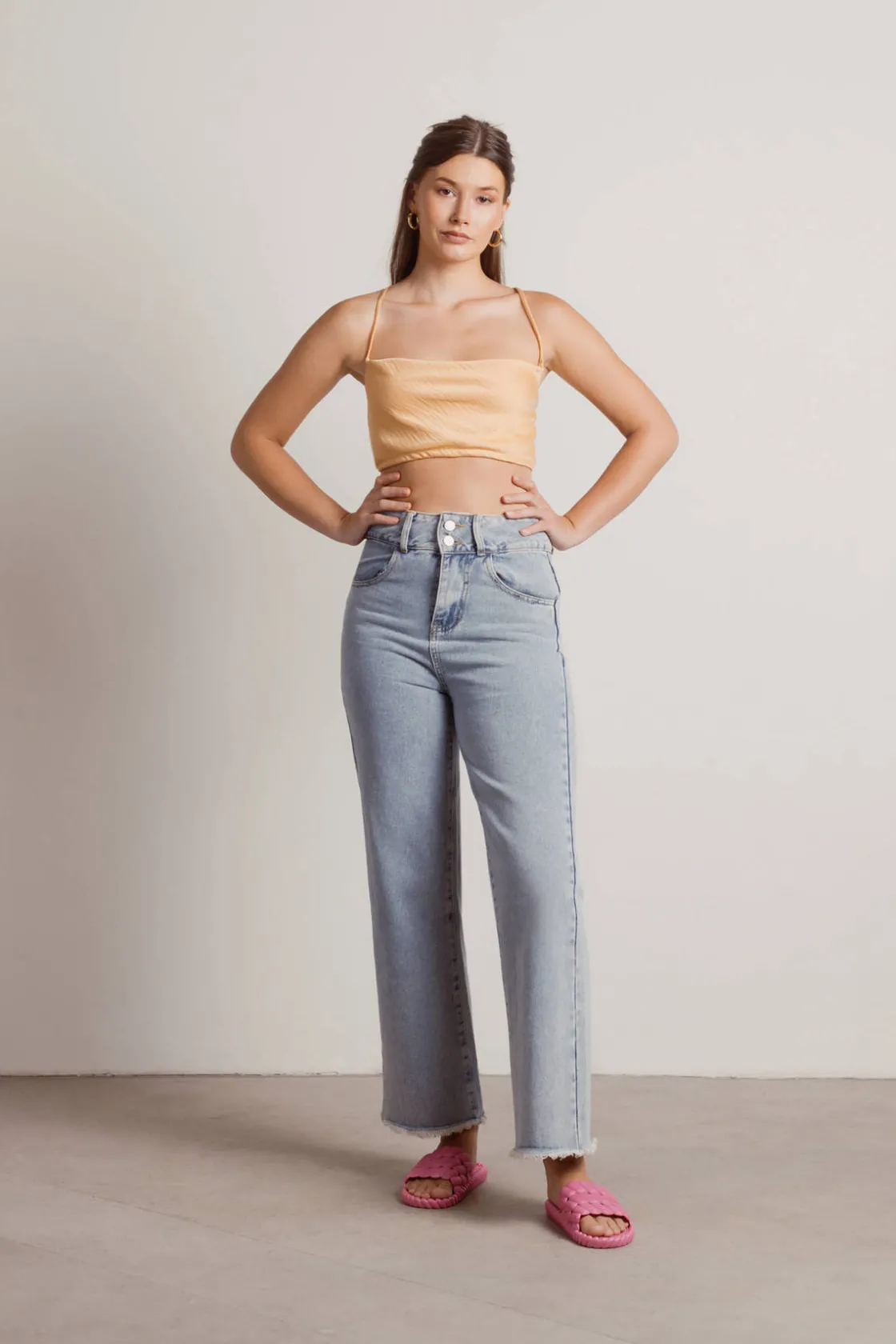Tobi Do You Care Crop Top -