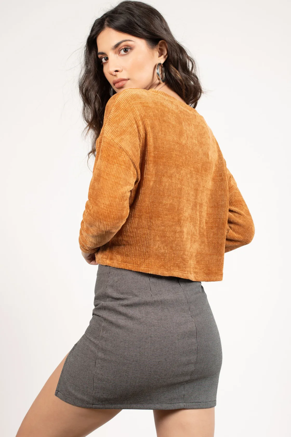 Tobi Don't Call Me Angel Ribbed Sweater -