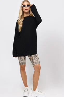 Tobi Don't Cross Me Oversized Sweater - Natural