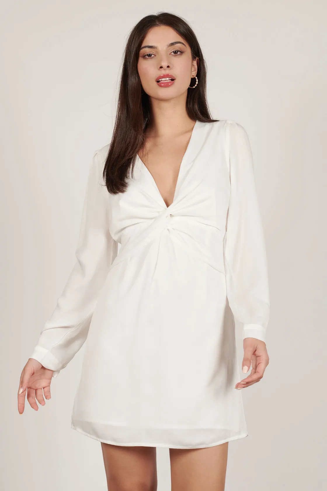 Tobi Don't Know What To Do Satin Shift Dress