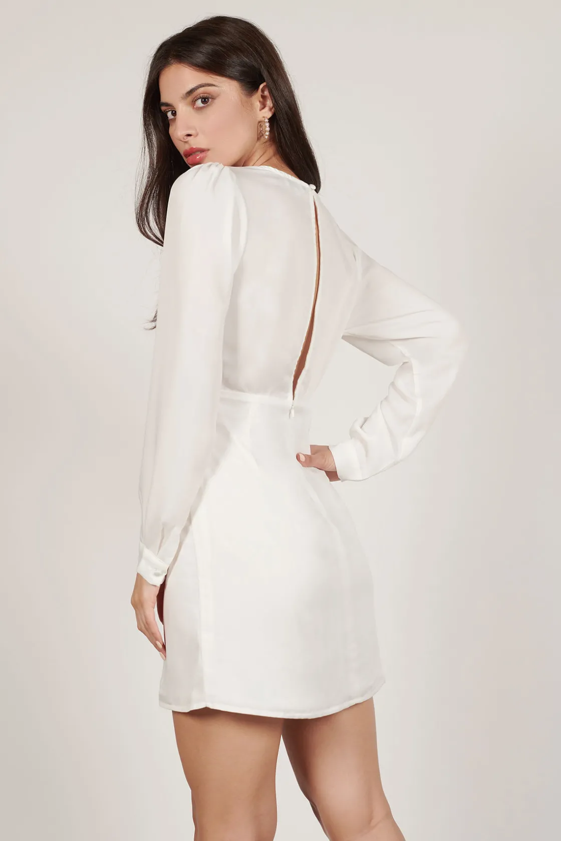 Tobi Don't Know What To Do Satin Shift Dress