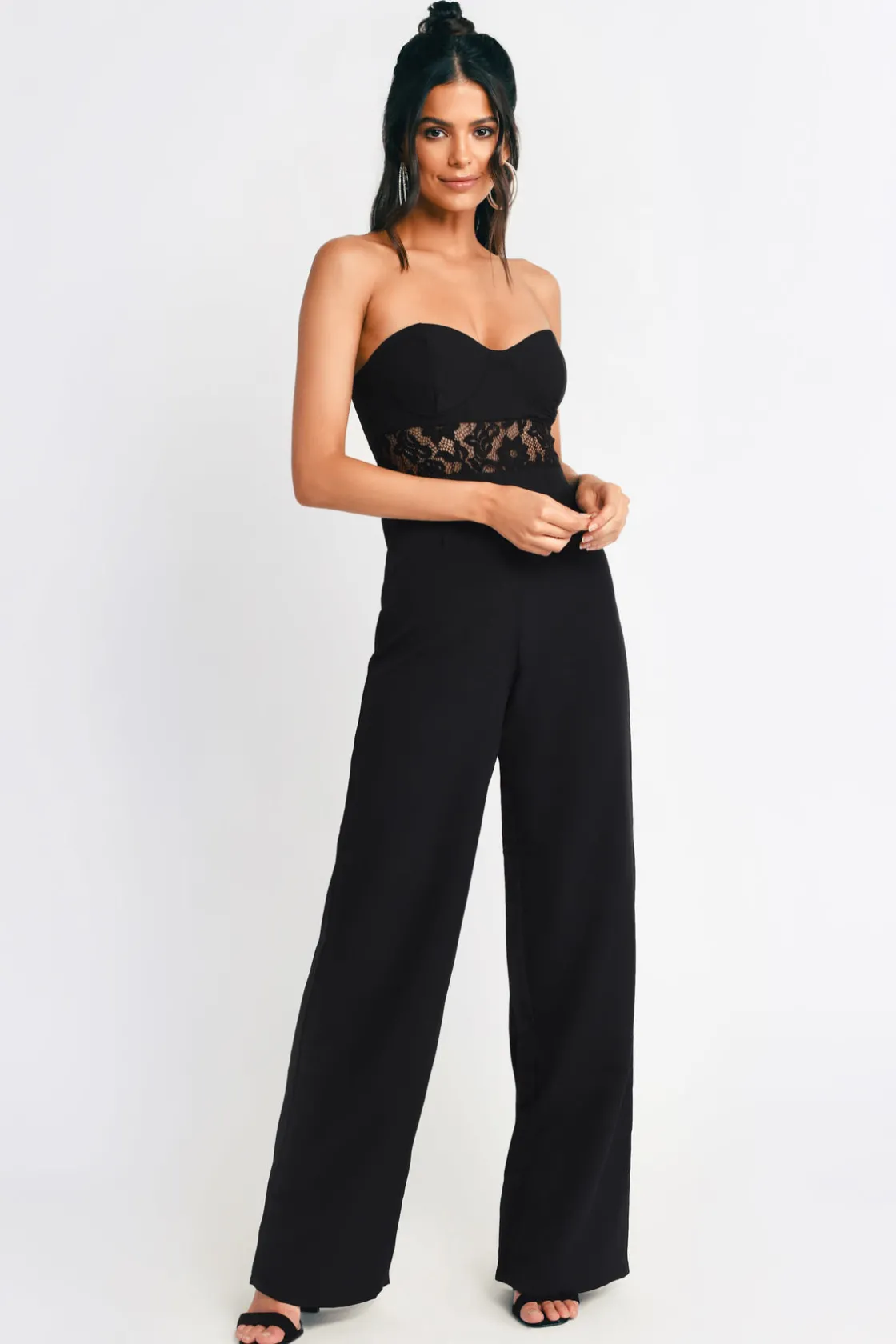 Tobi Down To Ride Bustier Jumpsuit -