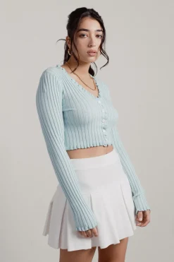 Tobi Dreamy Ruffle Cardigan -