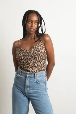 Tobi Drive Me Wild Leopard Print Top -