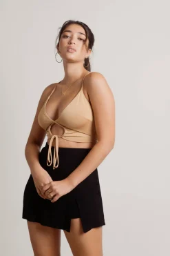Tobi Drive To Malibu Crop Top - Chartreuse