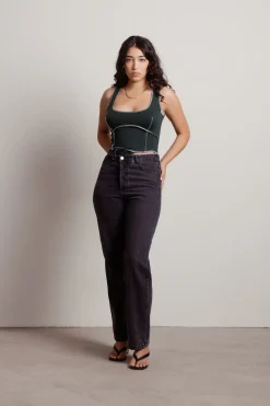 Tobi Elevated Tank Top - Green