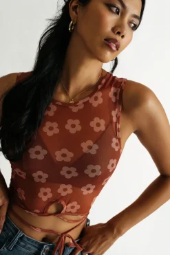 Tobi Emi Crop Top - Ginger