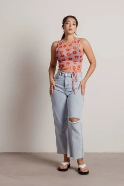 Tobi Emi Crop Top - Ginger