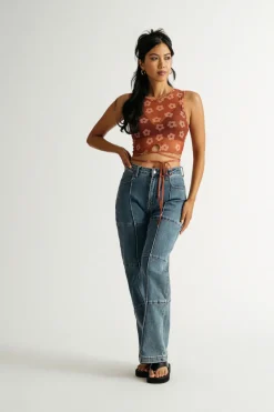 Tobi Emi Crop Top - Ginger
