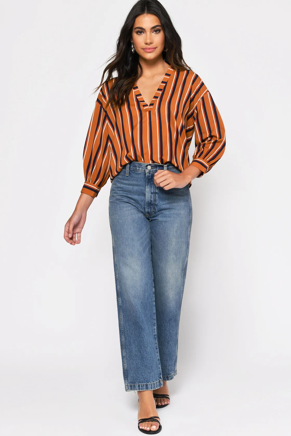 Tobi Etta Stripe Blouse -