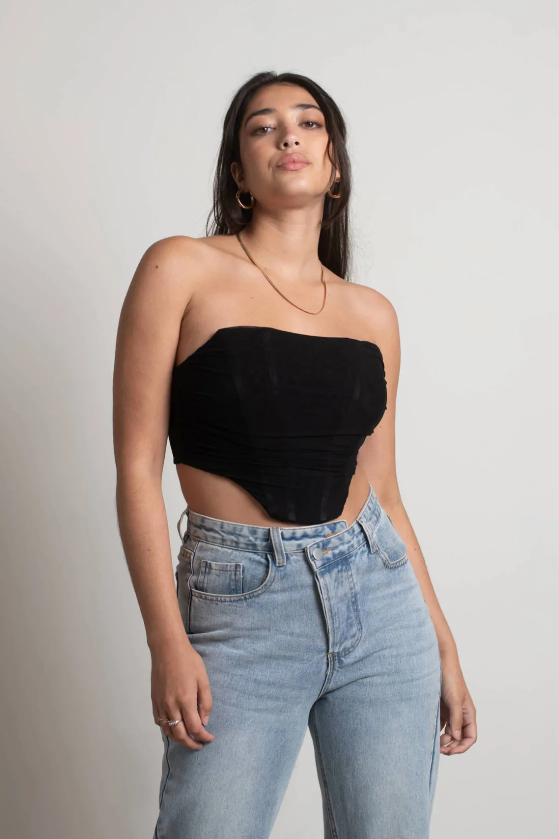 Tobi Eunji Corset Top - Off White