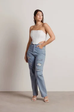 Tobi Eunji Corset Top - Off White