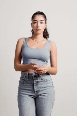 Tobi Eva Tank Top - Peri Blue