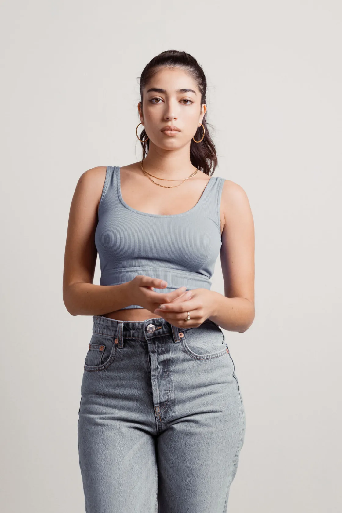 Tobi Eva Tank Top - Peri Blue