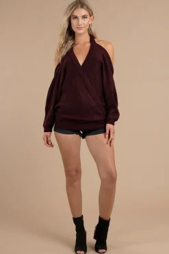 Tobi Evana Oversized Sweater - Olive