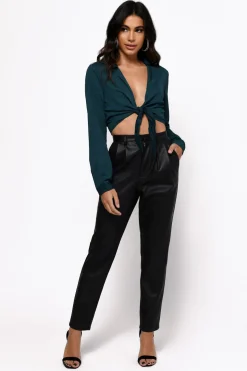 Tobi Every Time Crop Top - Emerald